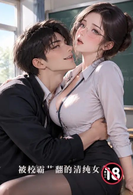被校霸艹翻的清纯女老师封面