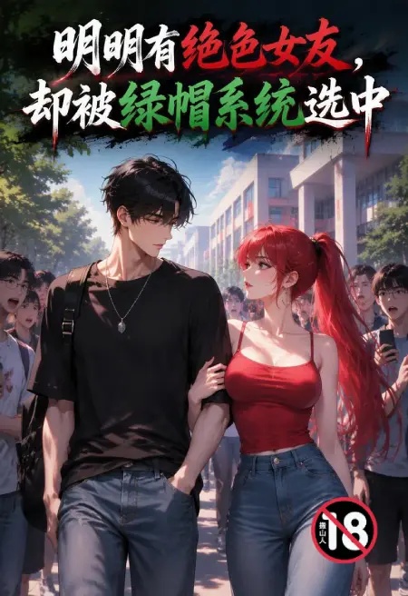 明明有绝色女友，却被绿帽系统选中封面